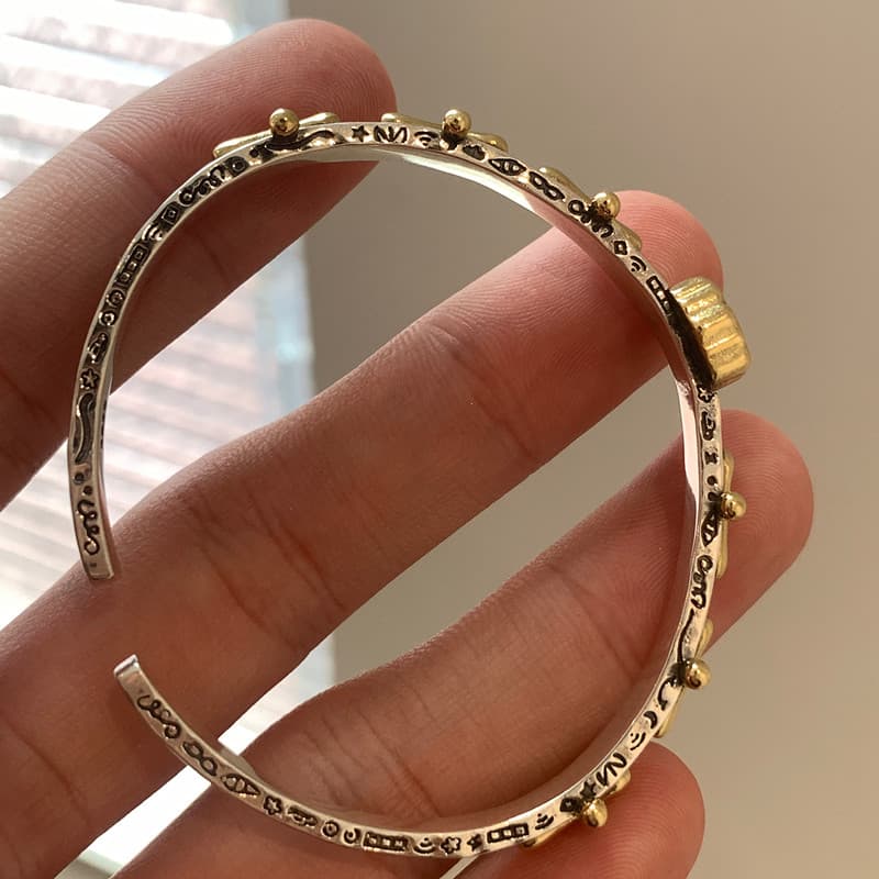 レディースブレスレット 十字架ゴールド腕飾りブレスレット 上品個性的韓国風