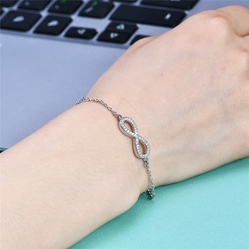 レディースブレスレット 無限の輝き ブレスレット